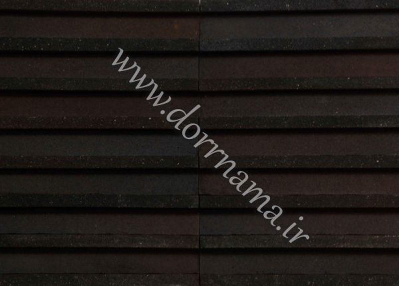 عکس اول آجر نسوز کرکره ای قهوه ای کد D403